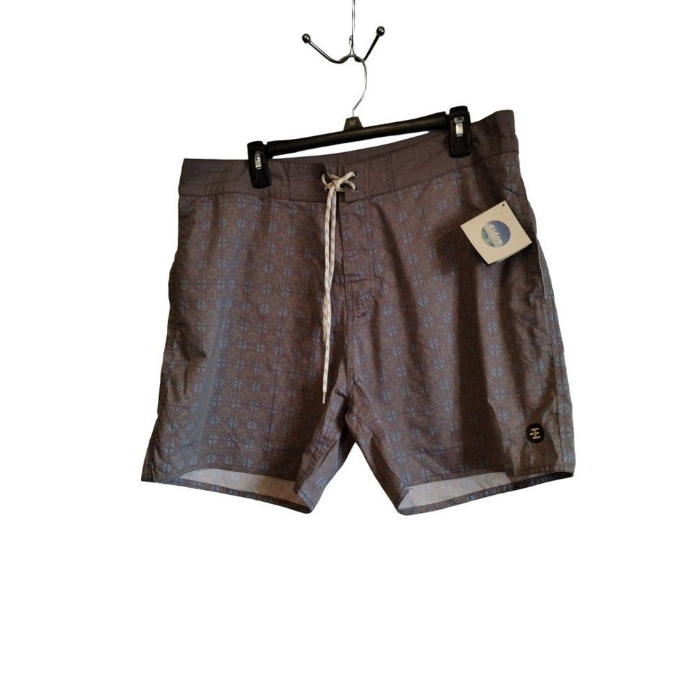 NWT Eidon Brown ‎ and blue board shorts